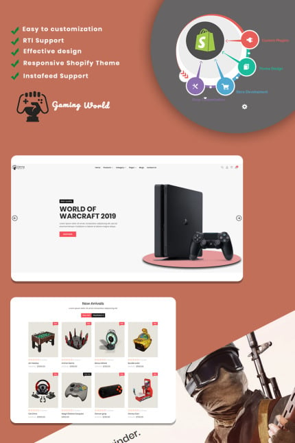 Template #85320 Game Ecommerce Webdesign Template - Logo template Preview