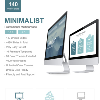 Minimalist Presentation PowerPoint Template