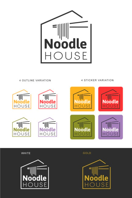 Kit Graphique #85334 Noodle Alimentation Web Design - Logo template Preview