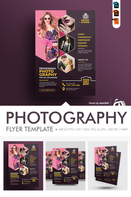 Kit Graphique #85357 Prospectus Photo-shoot Web Design - Logo template Preview