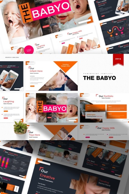 Template #85376 Baby Cute Webdesign Template - Logo template Preview