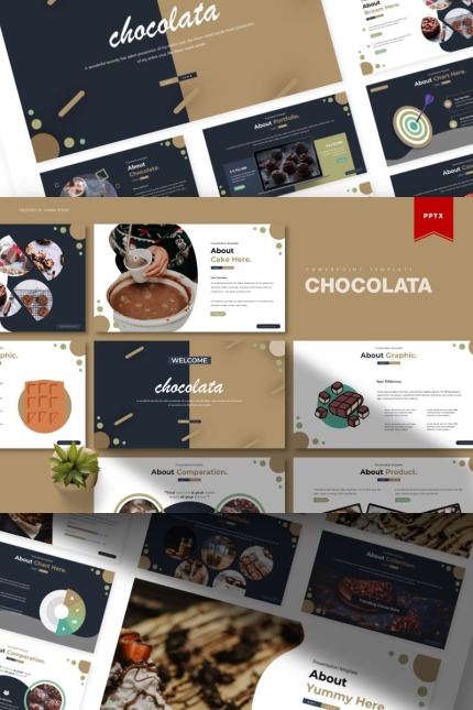 Template #85379 Sweet Dessert Webdesign Template - Logo template Preview