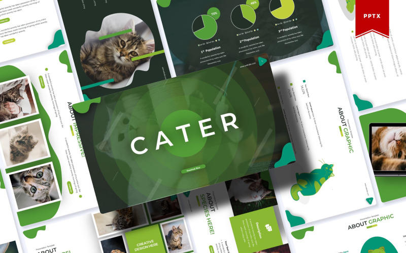 Cater | PowerPoint template PowerPoint Template