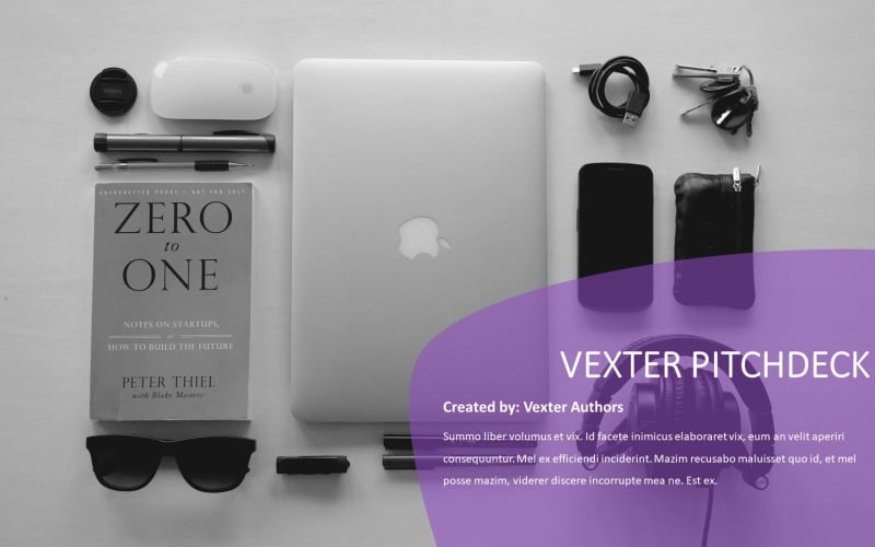 Vexter - Simple Business PowerPoint template PowerPoint Template