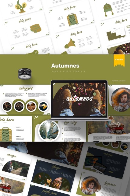 Template #85453 Autumn Season Webdesign Template - Logo template Preview