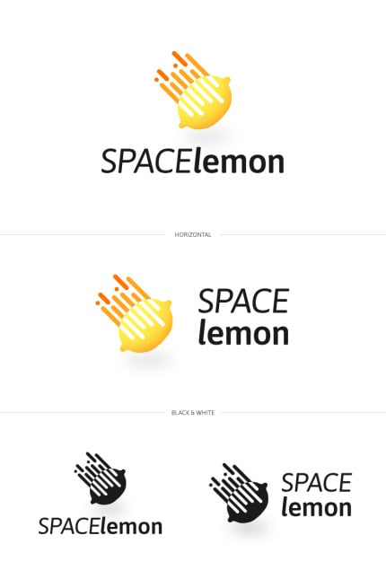 Template #85472 Space Yellow Webdesign Template - Logo template Preview