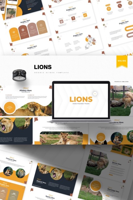 Template #85488 Wild Head Webdesign Template - Logo template Preview