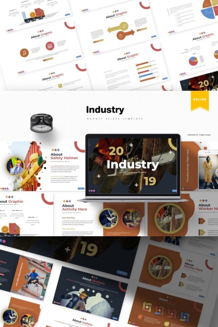 Template #85490 Factory Industry Webdesign Template - Logo template Preview