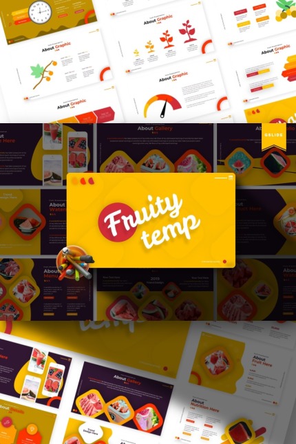 Template #85496 Healthy Fruit Webdesign Template - Logo template Preview