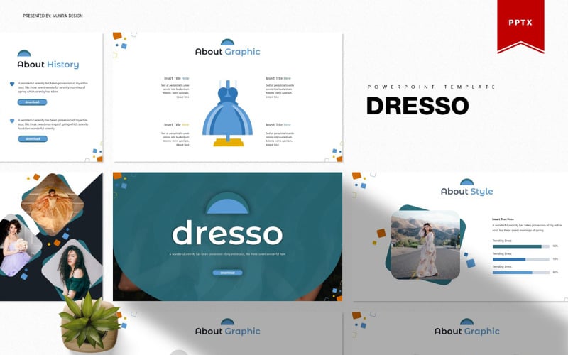 Dresso | PowerPoint template PowerPoint Template