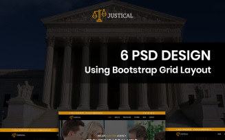 Justical - Law Firm PSD Template