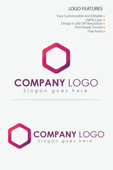 Template #85507 Polygon Design Webdesign Template - Logo template Preview