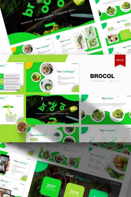 Kit Graphique #85519 Frais Broccoli Web Design - Logo template Preview