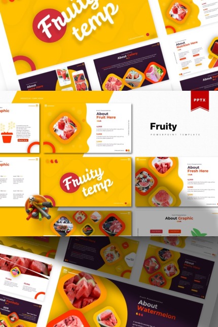 Template #85523 Healthy Fruit Webdesign Template - Logo template Preview