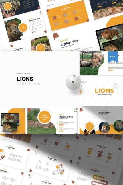 Template #85534 Wild Head Webdesign Template - Logo template Preview