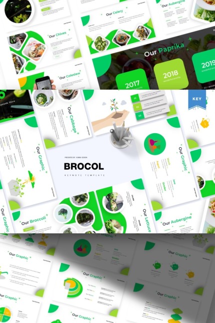 Kit Graphique #85538 Frais Broccoli Web Design - Logo template Preview