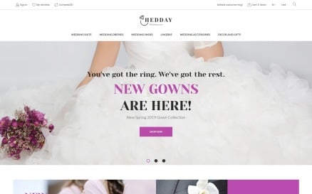 Hedday- Wedding Responsive Template PrestaShop Theme