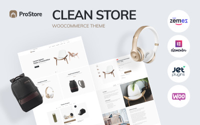 ProStore - clean store template for WooCommerce with Elementor 