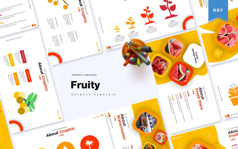 Fruity - Keynote template Keynote Template