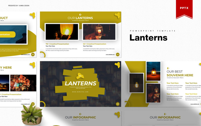 Lanterns | PowerPoint template PowerPoint Template