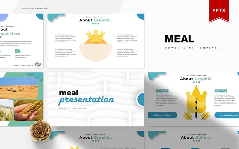 Meal Presentation | PowerPoint template PowerPoint Template