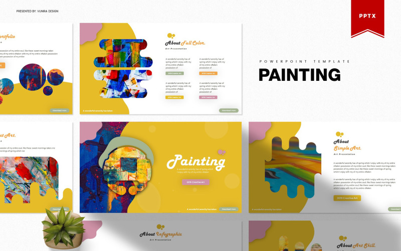 Painting | PowerPoint template PowerPoint Template