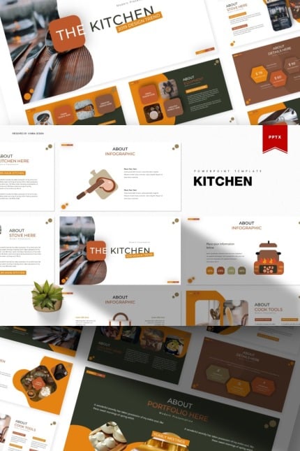 Template #85682 Kitchen Cooking Webdesign Template - Logo template Preview