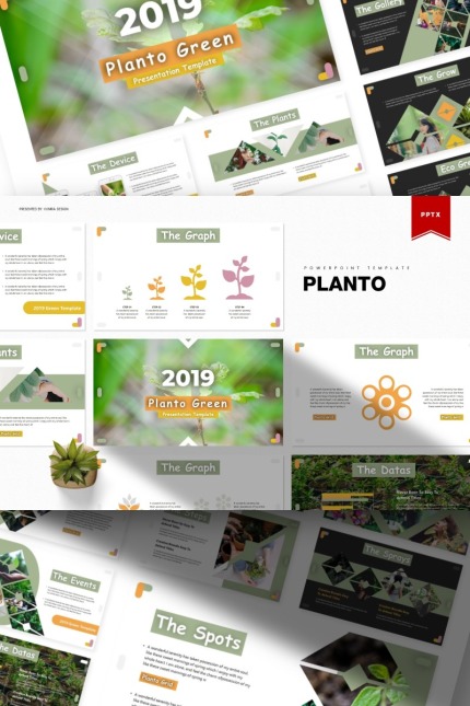 Template #85687 Green Nature Webdesign Template - Logo template Preview