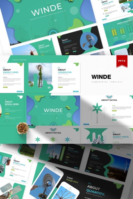 Template #85691 Wind Mill Webdesign Template - Logo template Preview
