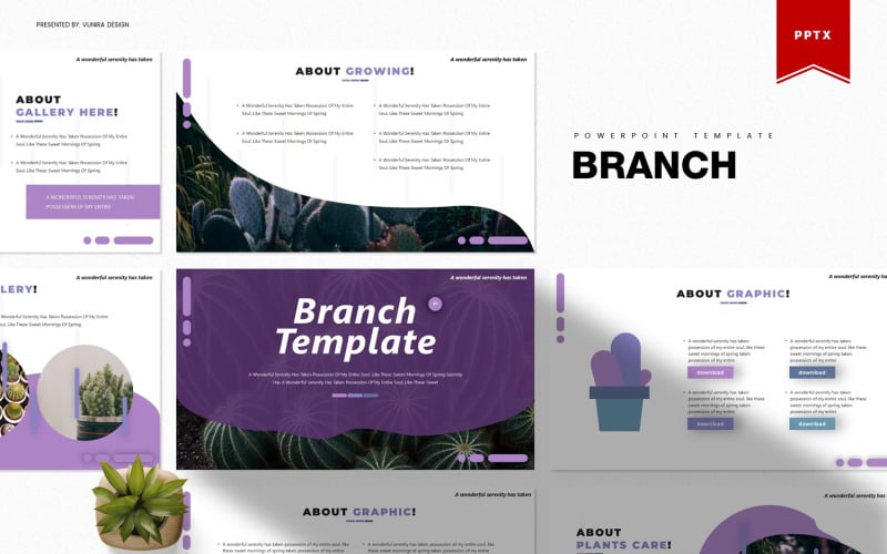 Branch | PowerPoint template PowerPoint Template