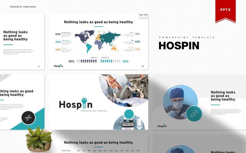 Hospin | PowerPoint template PowerPoint Template