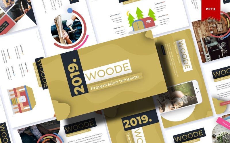 Woode | PowerPoint template PowerPoint Template