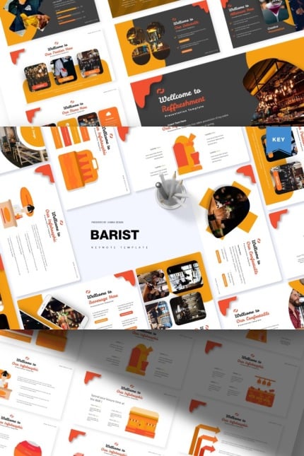Kit Graphique #85708 Barista Boire Web Design - Logo template Preview