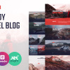 ITravel - Trendy Travel Blog Website Template for Elementor builder WordPress Theme