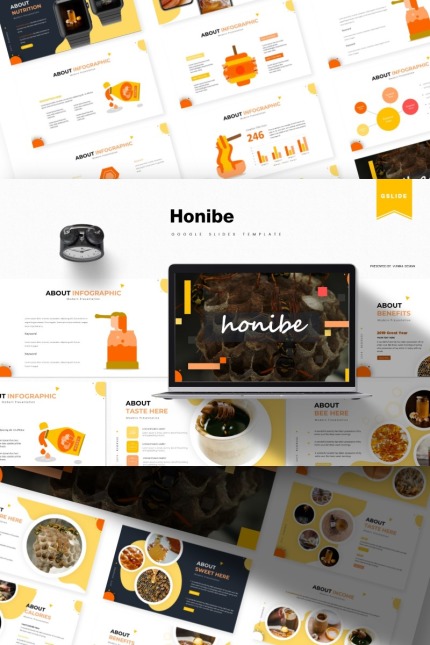 Template #85754 Food Yellow Webdesign Template - Logo template Preview