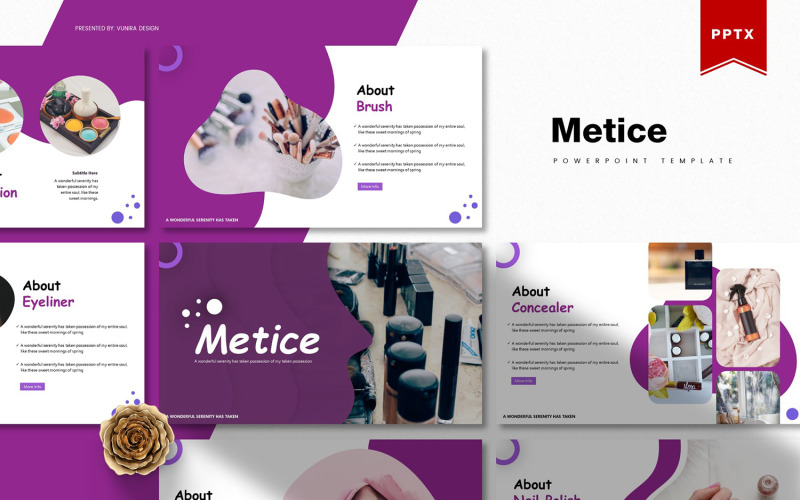 Metice | PowerPoint template PowerPoint Template
