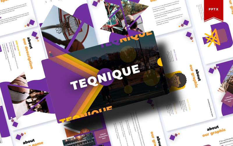 Teqnique | PowerPoint template PowerPoint Template
