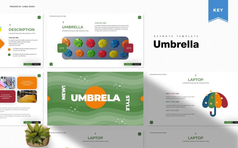 Umbrella - Keynote template Keynote Template