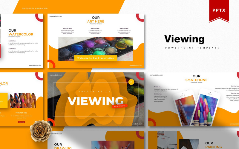 Viewing | PowerPoint template PowerPoint Template