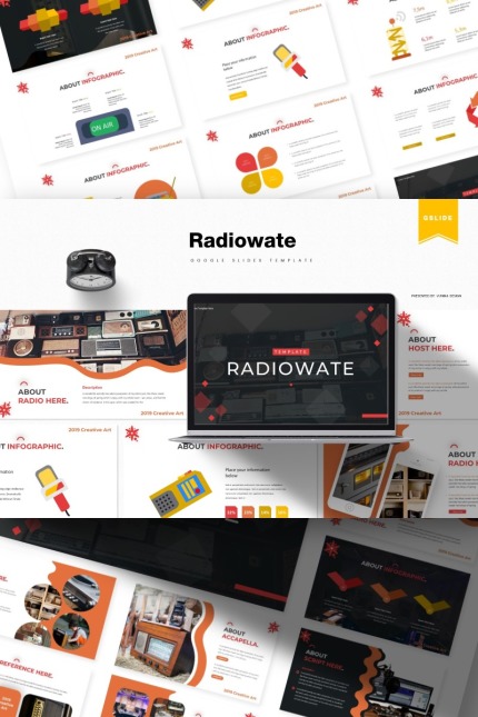 Template #85837 Radio Sound Webdesign Template - Logo template Preview