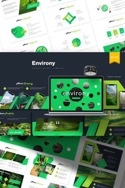 Template #85856 Environment Green Webdesign Template - Logo template Preview