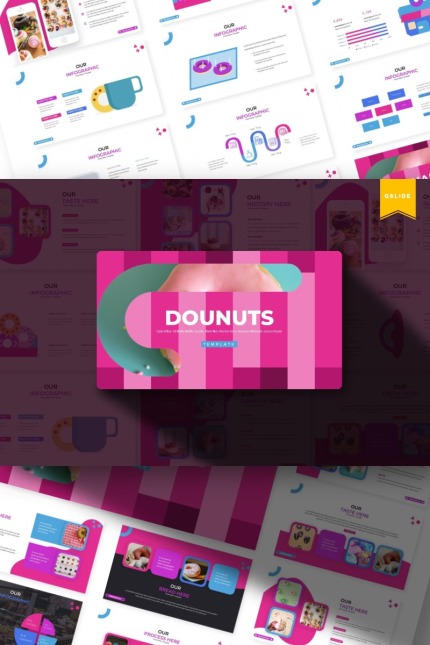 Template #85864 Donut Food Webdesign Template - Logo template Preview