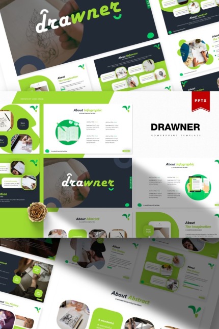 Template #85884 Vector Sketch Webdesign Template - Logo template Preview