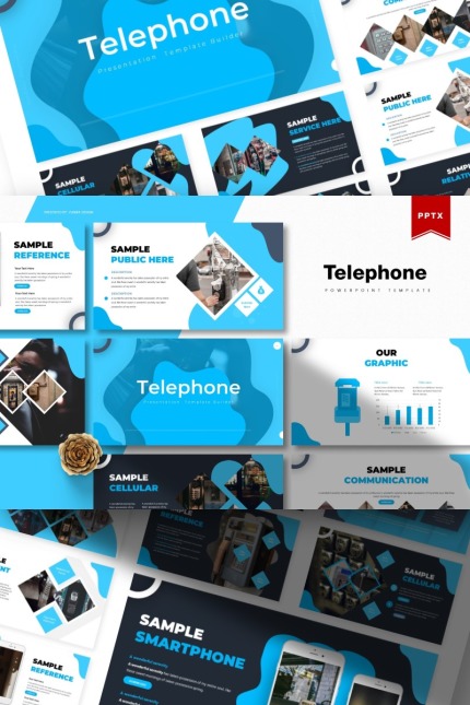 Template #85886 Call Communication Webdesign Template - Logo template Preview