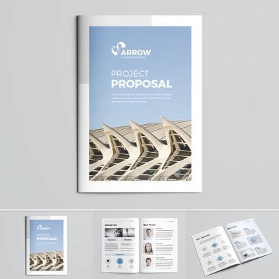 Business Proposal Corporate Identity Template #85826