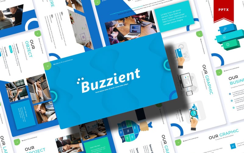 Buzzient | PowerPoint template PowerPoint Template