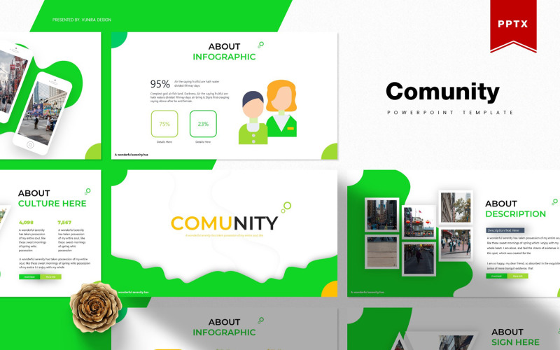 Comunity | PowerPoint template PowerPoint Template