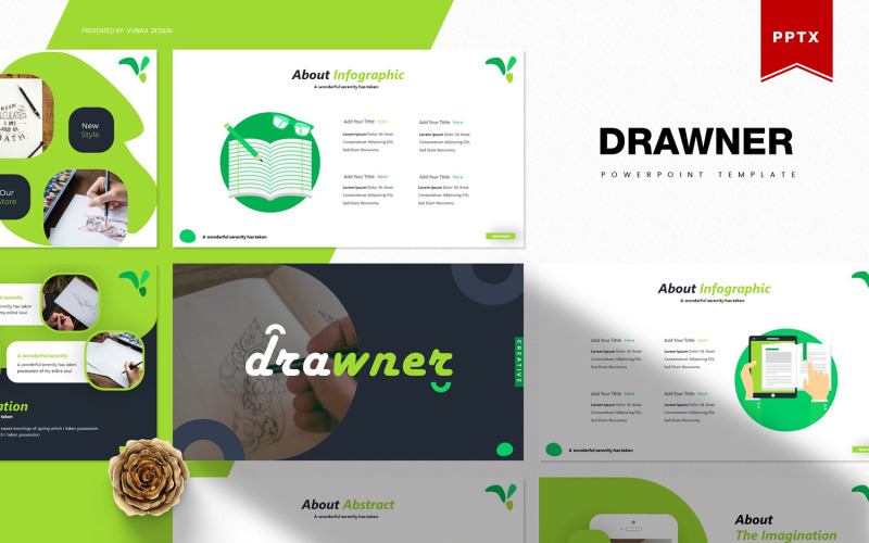 Drawner | PowerPoint template PowerPoint Template