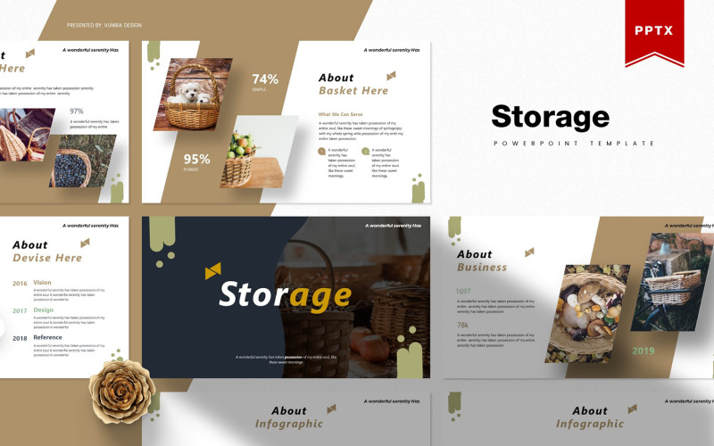 Storage | PowerPoint template PowerPoint Template