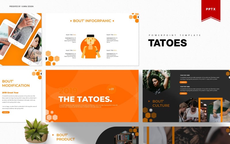 Tatoes | PowerPoint template PowerPoint Template